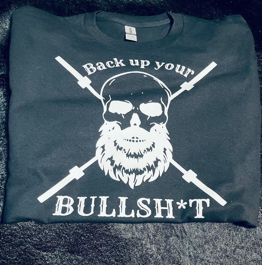 Back up the bullshit